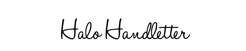 Halo Handletter