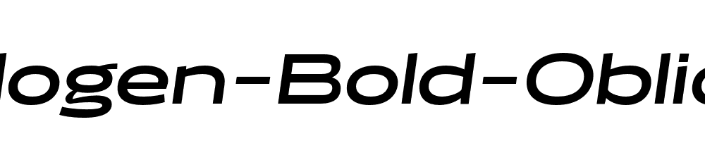 Halogen-Bold-Oblique