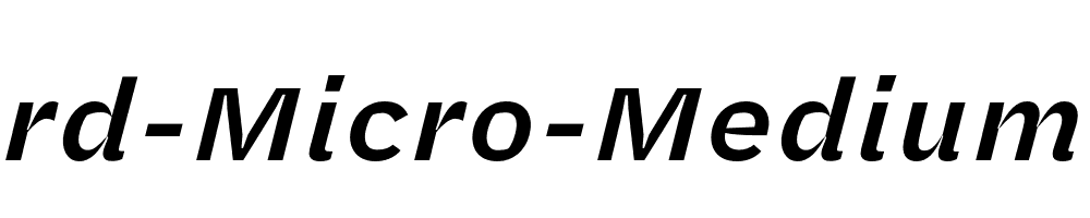 Halyard-Micro-Medium-Italic