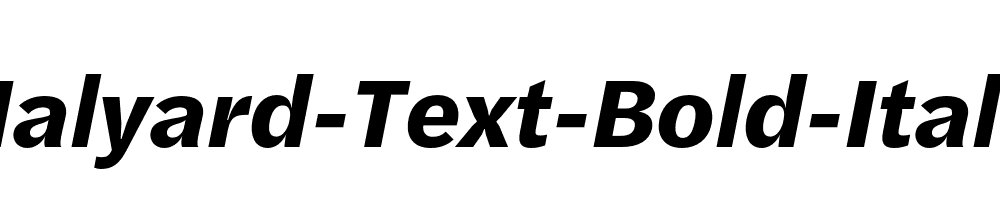 Halyard-Text-Bold-Italic