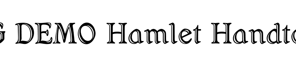  DEMO Hamlet Handtooled Regular