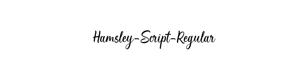 Hamsley-Script-Regular