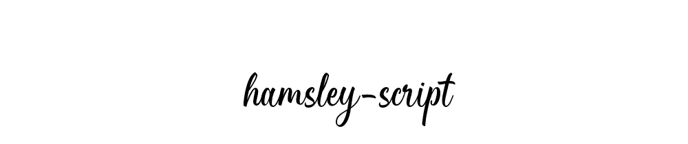 Hamsley Script