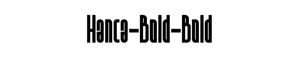 Hanca-Bold-Bold