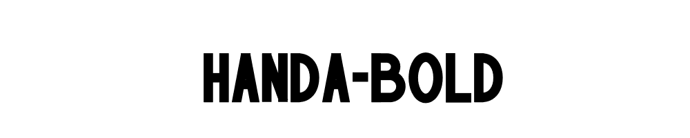 HANDA-Bold