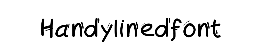 Handylinedfont