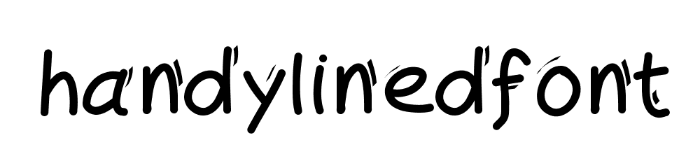 Handylinedfont