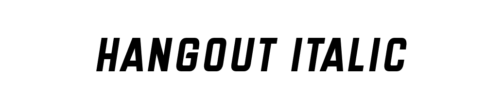 Hangout-Italic