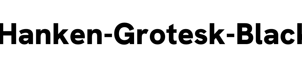 Hanken-Grotesk-Black