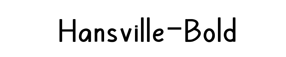 Hansville-Bold