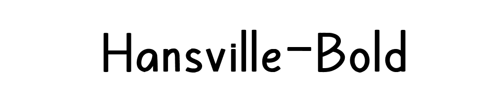 Hansville-Bold