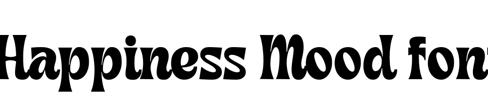 Happiness Mood Font