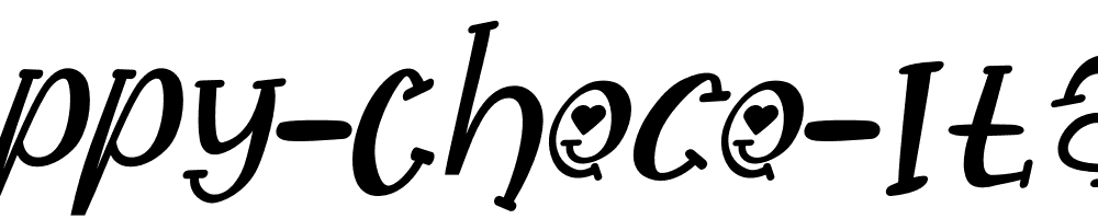 Happy-Choco-Italic