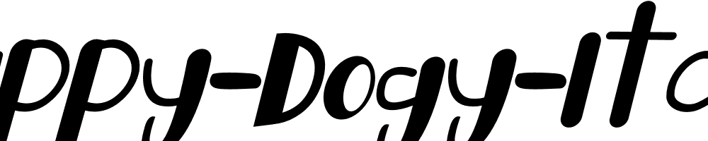 Happy-Dogy-Italic