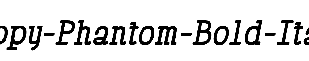 Happy-Phantom-Bold-Italic