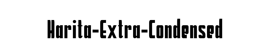 Harita-Extra-Condensed