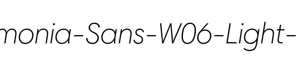 Harmonia-Sans-W06-Light-Italic