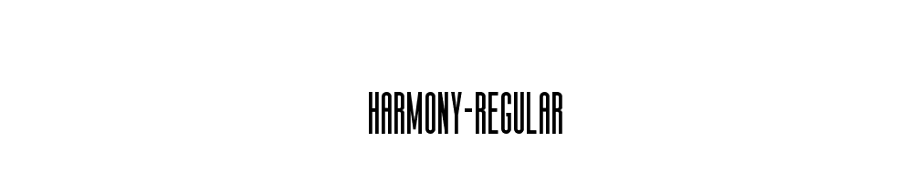 Harmony-Regular