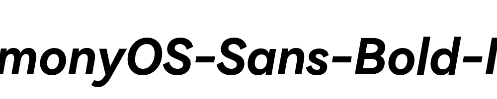 HarmonyOS-Sans-Bold-Italic