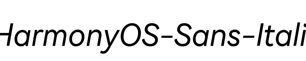 HarmonyOS-Sans-Italic