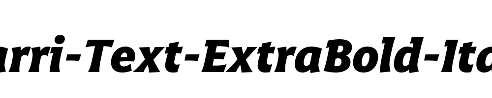 Harri-Text-ExtraBold-Italic