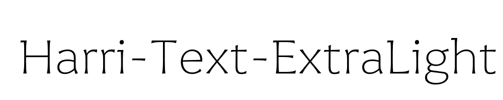 Harri-Text-ExtraLight