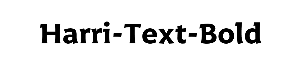 Harri-Text-Bold