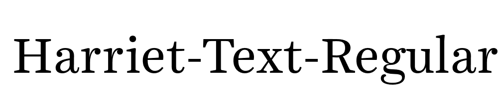 Harriet-Text-Regular