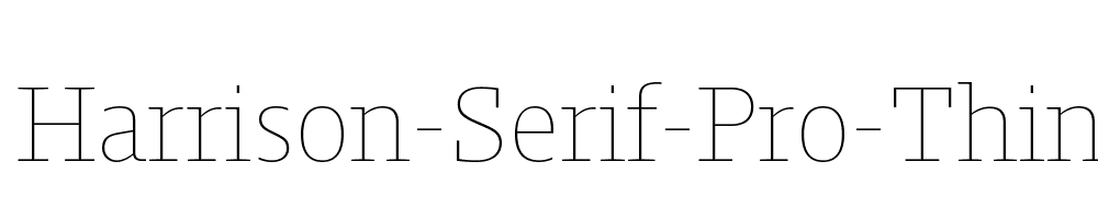 Harrison-Serif-Pro-Thin