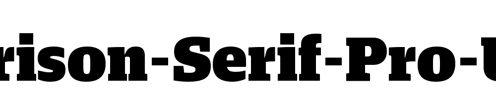 Harrison Serif Pro Ultra