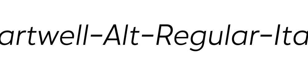 Hartwell-Alt-Regular-Italic