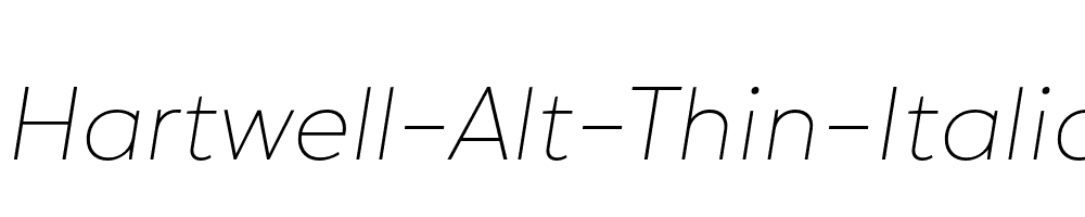 Hartwell-Alt-Thin-Italic