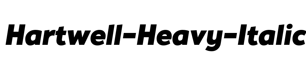 Hartwell-Heavy-Italic