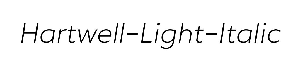 Hartwell-Light-Italic