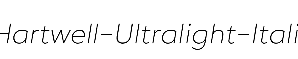 Hartwell-Ultralight-Italic