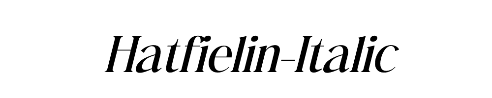 Hatfielin-Italic