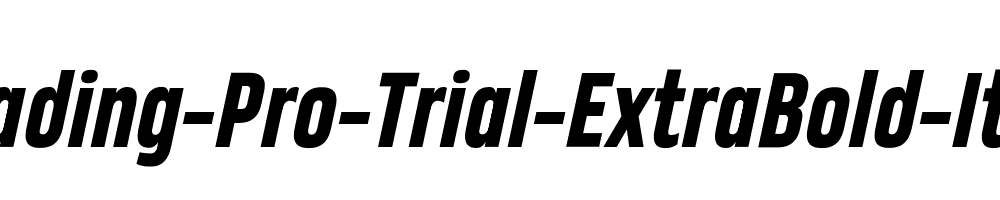 Heading-Pro-Trial-ExtraBold-Italic