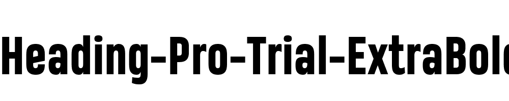 Heading-Pro-Trial-ExtraBold