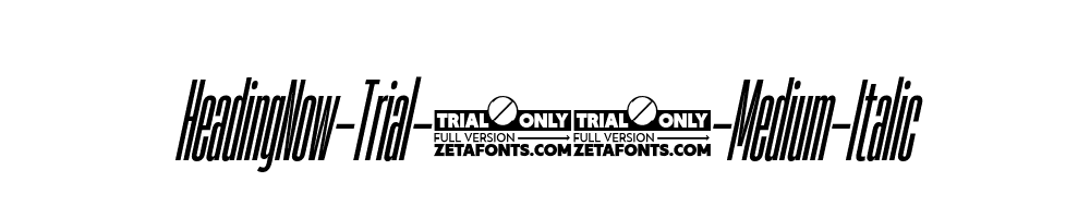 HeadingNow-Trial-05-Medium-Italic