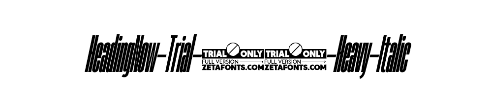 HeadingNow-Trial-08-Heavy-Italic