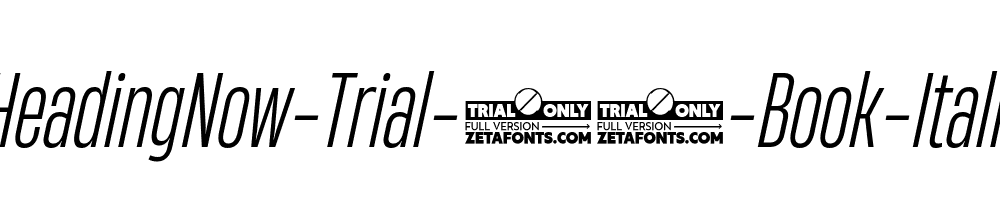 HeadingNow-Trial-33-Book-Italic