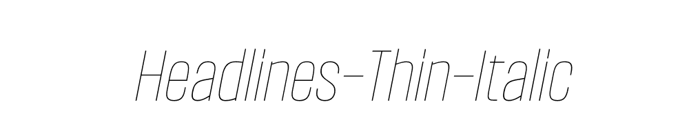 Headlines-Thin-Italic