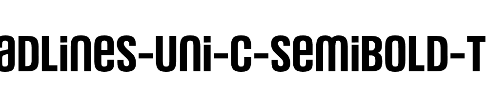 Headlines-Uni-C-SemiBold-Trial