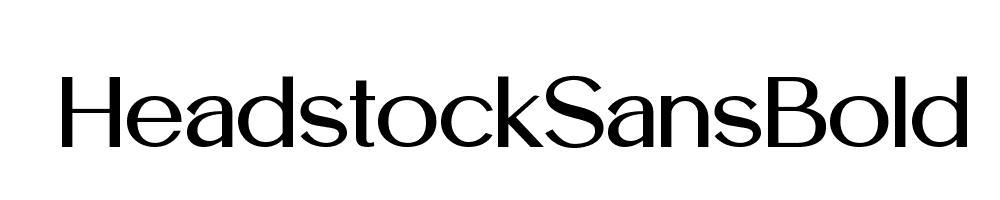 HeadstockSansBold