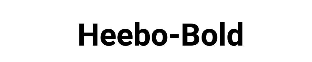 Heebo-Bold