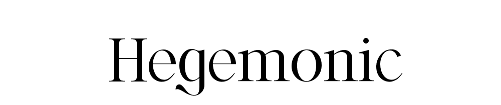 Hegemonic