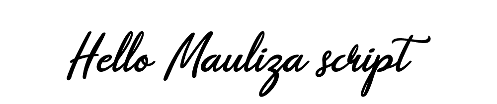 Hello Mauliza Script