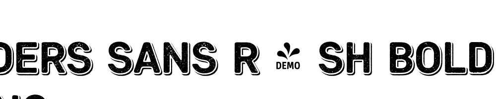  DEMO Heiders Sans R 1 Sh Bold R 1 Sh Bold