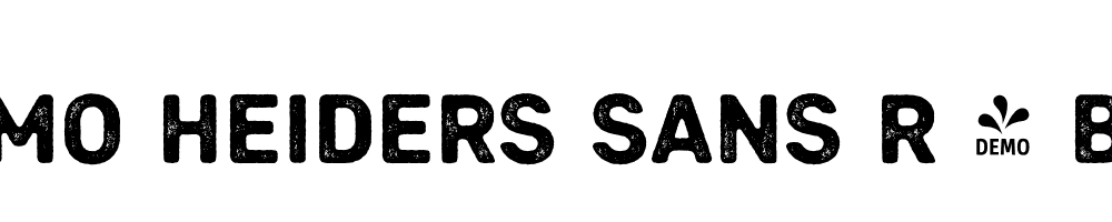  DEMO Heiders Sans R 2 Black R 2 Black