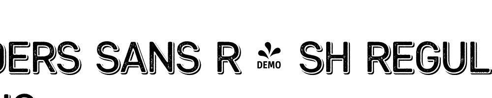  DEMO Heiders Sans R 2 Sh Regular Regular